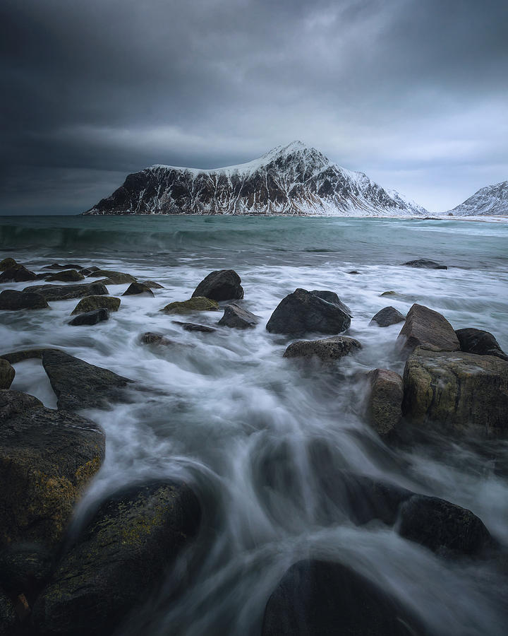 Mountain Photograph - Skagsanden Beach by Tor-Ivar Naess