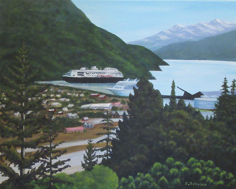 Skagway Alaska Painting By Sheryn Johnson Fine Art America