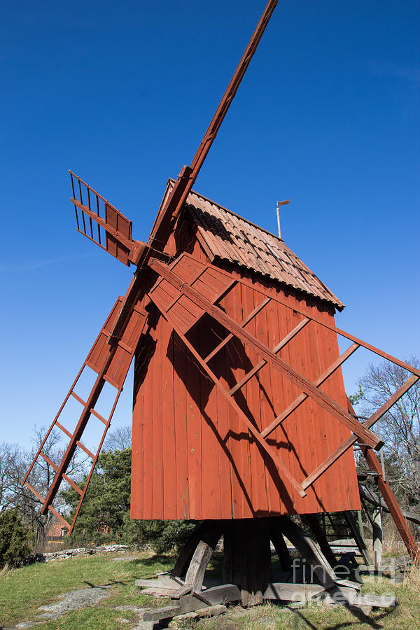 Skansen Windmill Photograph by Suzanne Luft