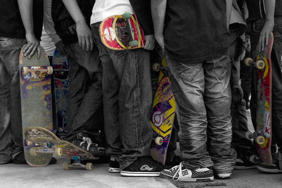 Skateboarders Photograph by Stelios Kleanthous