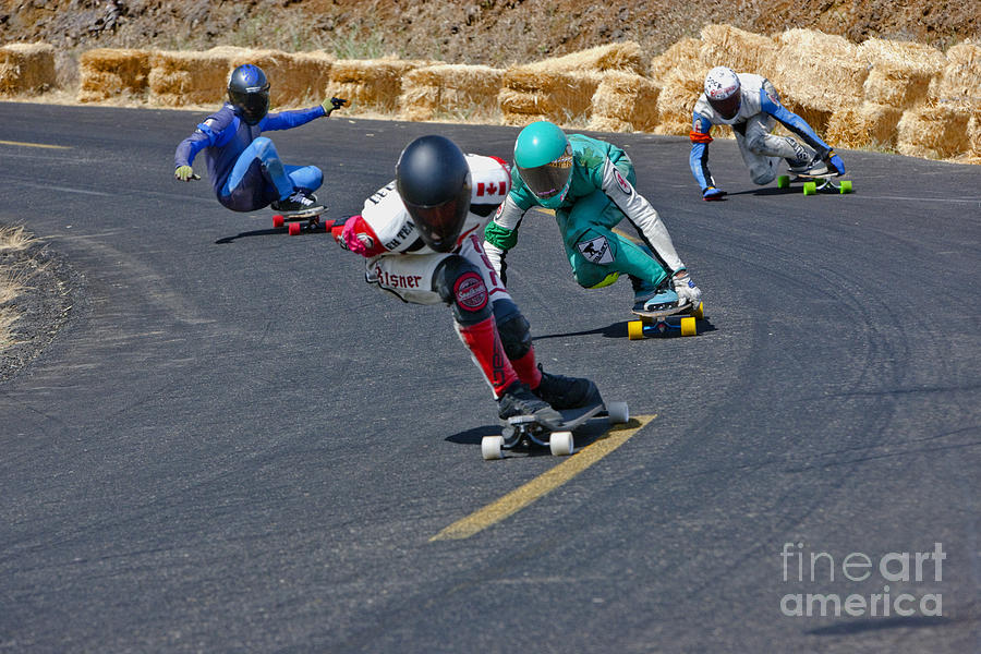 Sports Photograph - Skateboarding Competition by Inga Spence