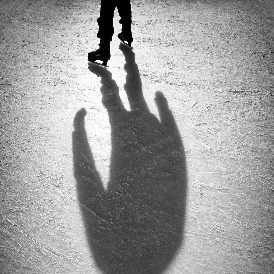 Winter Photograph - Skater by Dave Bowman