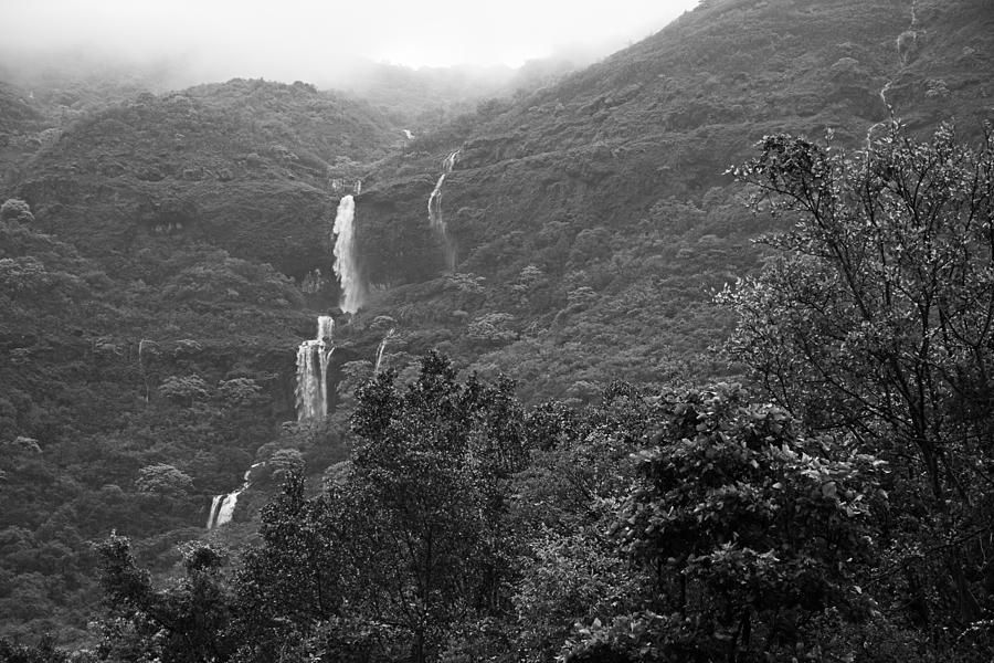 SKC 1080 The Monsoon Cascade Photograph by Sunil Kapadia