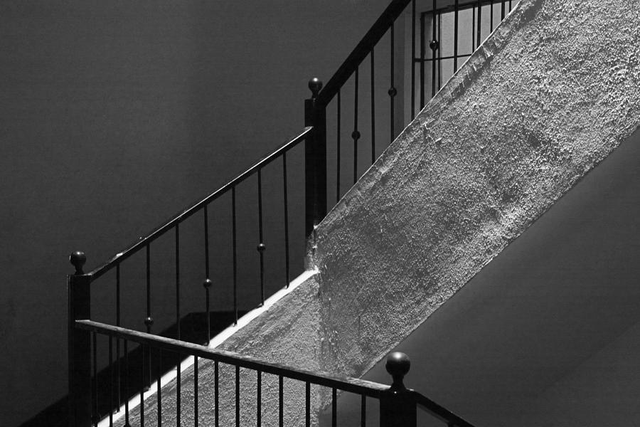 SKC 1433 Stairway Photograph by Sunil Kapadia