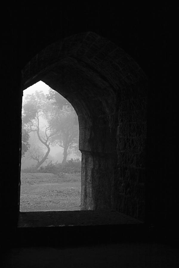 SKC 3171 View Through An Archway Photograph by Sunil Kapadia
