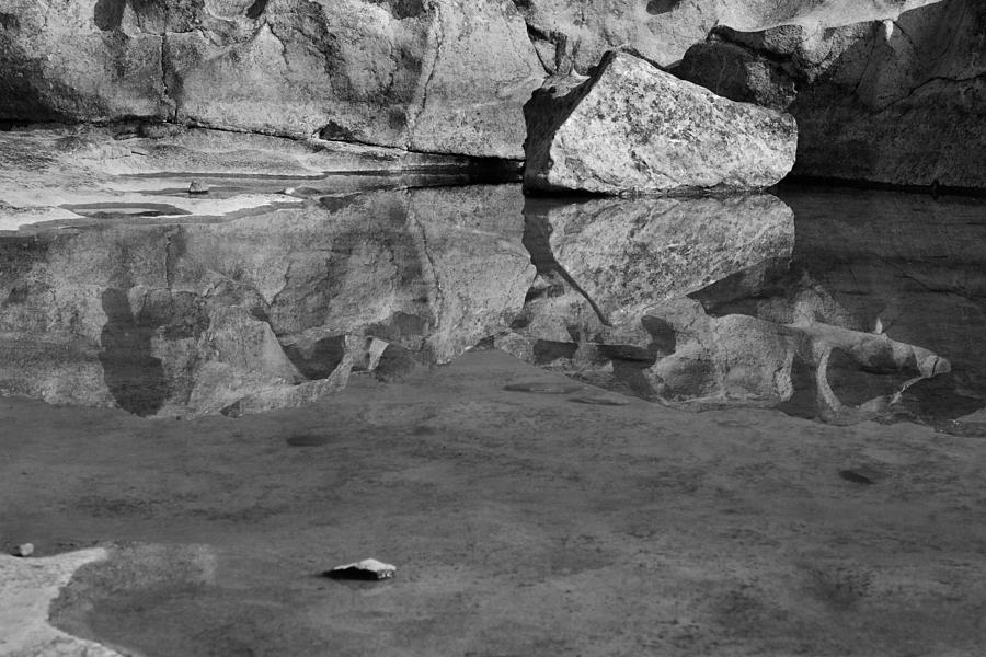 SKC 8590 Rock Reflection Photograph by Sunil Kapadia