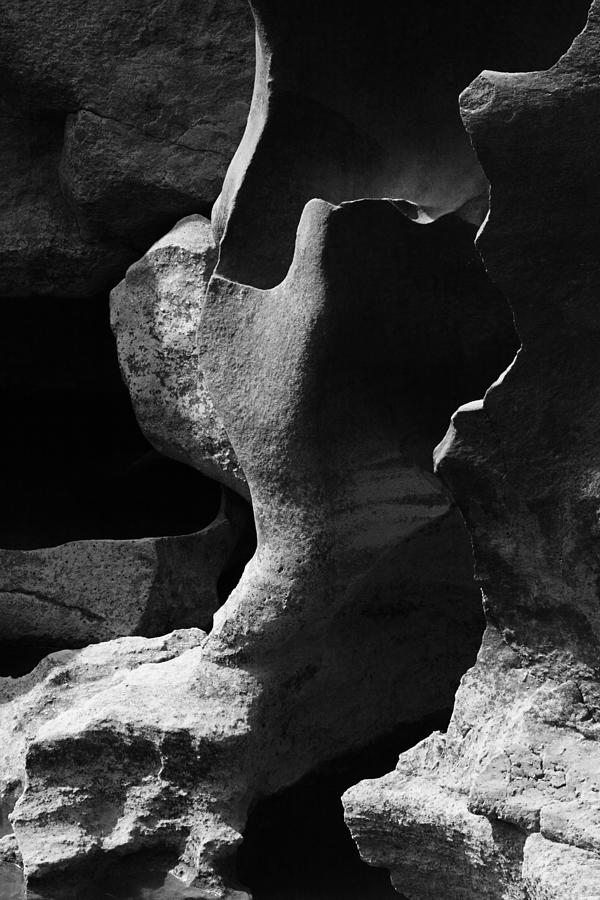 SKC 8616 Natures Sketched Rocks Photograph by Sunil Kapadia
