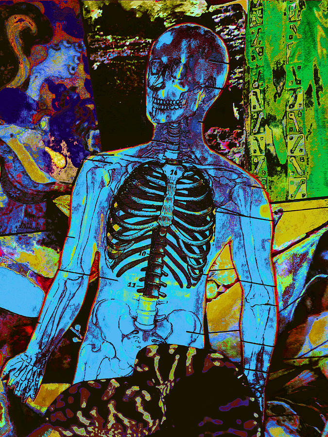 Skeleton Detail Painting by Steve Fields