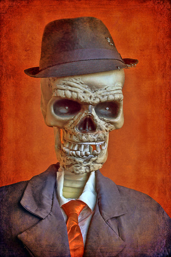 Halloween Photograph - Skeleton Man by Nikolyn McDonald