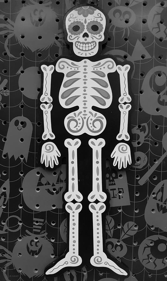 Skeleton Muertos B W  Photograph by Rob Hans