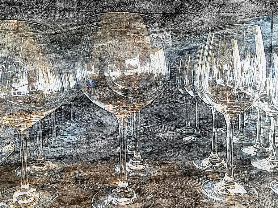 Wine Glasses Photograph by Jonathan Nguyen