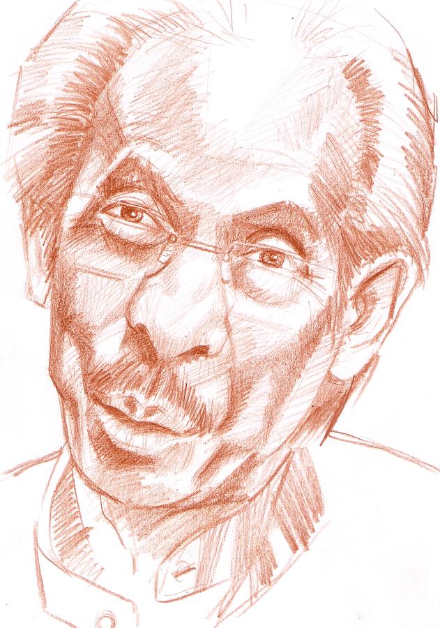 Portrait Drawing - Sketch by Aizam Solihin