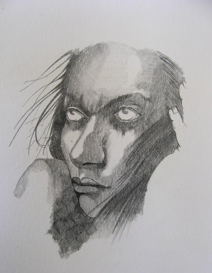 Sketch for Kasia Painting by Ray Agius