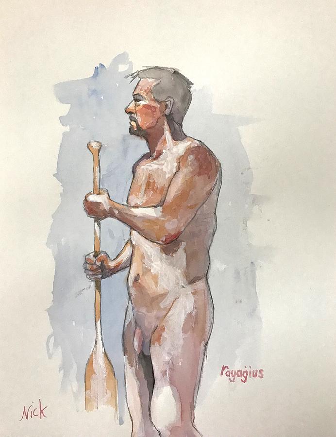 Sketch for Nick Painting by Ray Agius