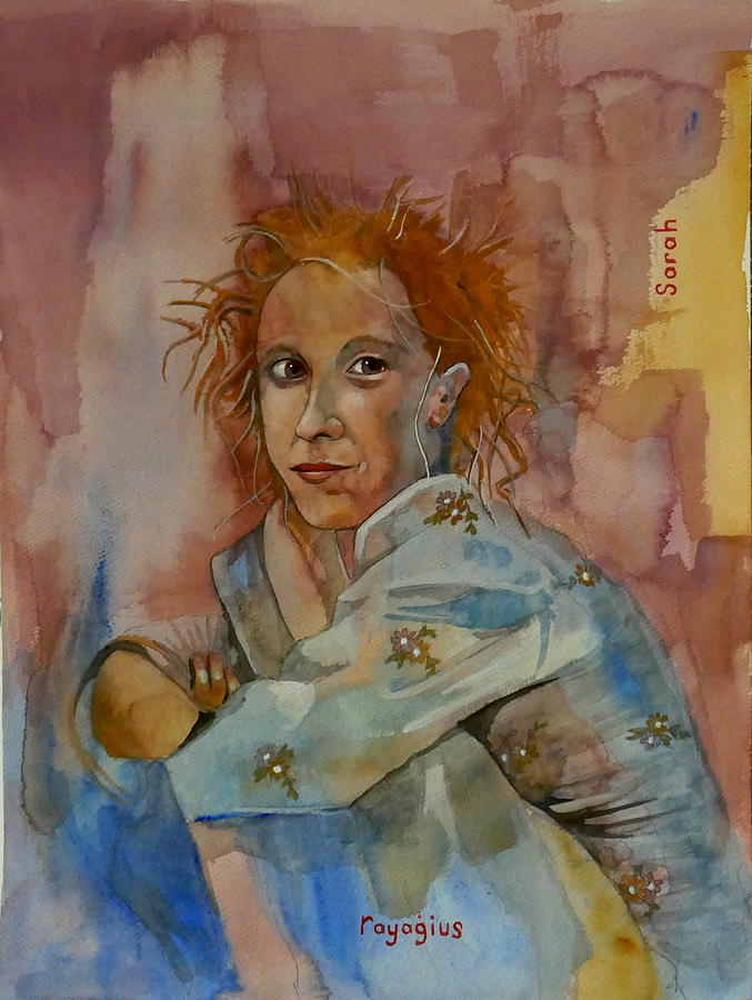 Sketch for Sarah Painting by Ray Agius
