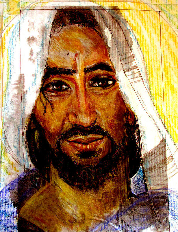 Sketch of Jewish Jesus Drawing by Sarah Hornsby