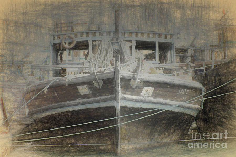 Sketches from Dubai Creek Photograph by Scott Cameron
