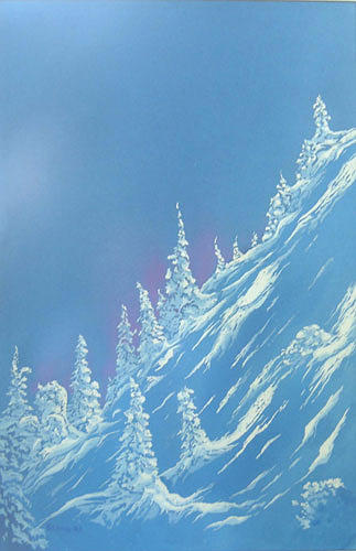 Ski Heaven Painting by Blaine Filthaut