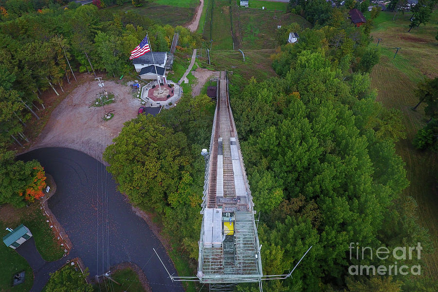 Ski Jump in Iron Mountain Photograph by Randy Kostichka Pixels