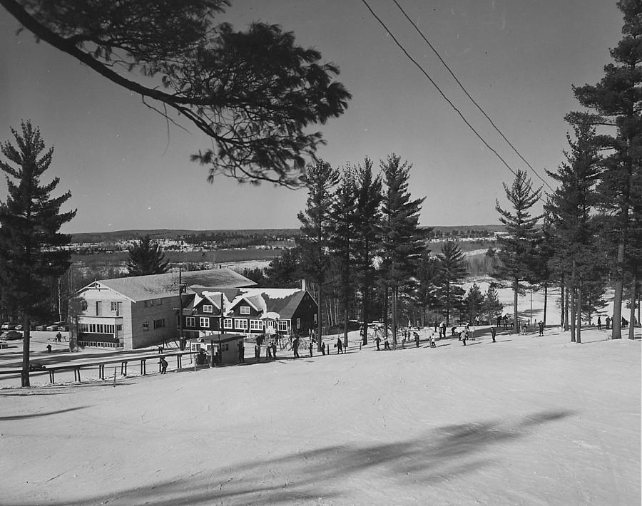 Ski Lodge Scene - 1959 Photograph by Chicago and North Western Historical Society
