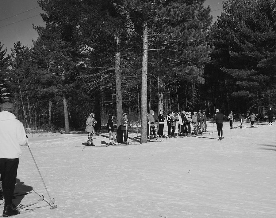 Ski Lodge Trip  - 1959 Photograph by Chicago and North Western Historical Society