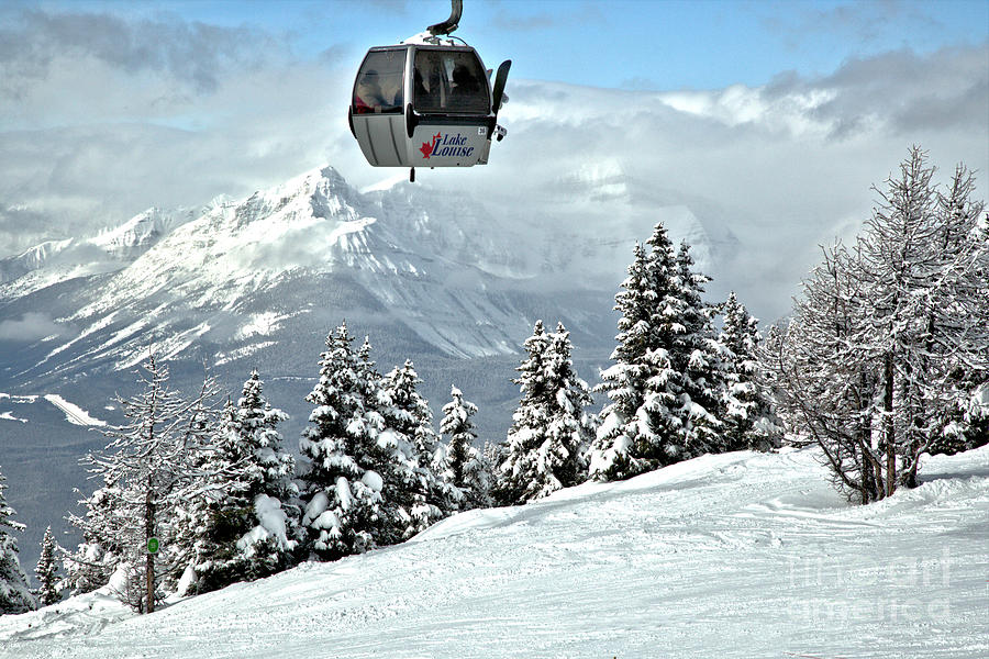 Ski Louise Gondola In The Sky Photograph by Adam Jewell