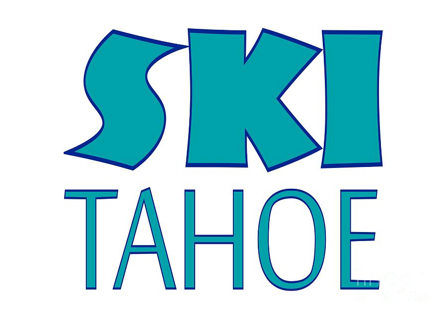 Ski Tahoe Digital Art by David Millenheft