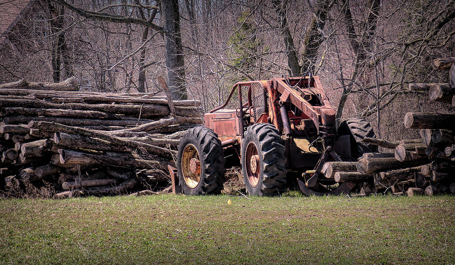 Skidder Done Photograph by Leslie Montgomery