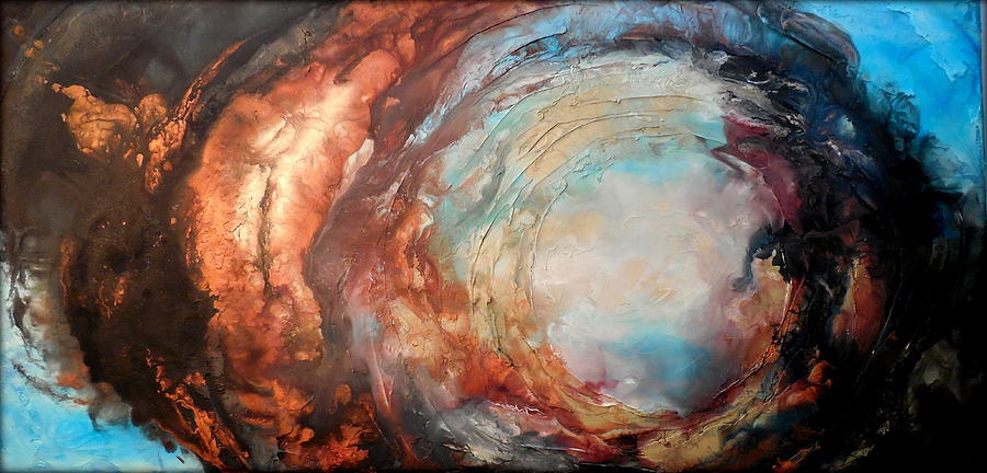 Abstract Painting - Skies Beneath by Holly Anderson