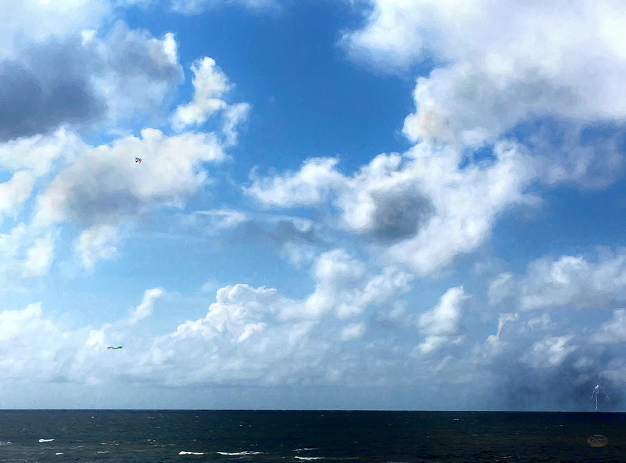 Skies Over the Gulf Digital Art by Daniel Eskridge