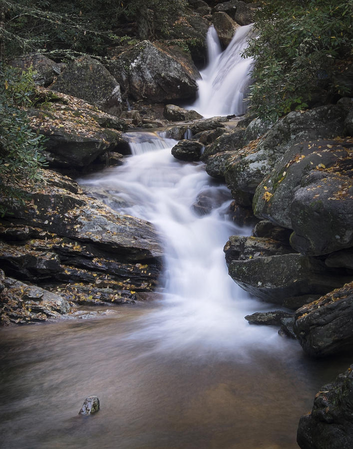 Skinny Dip Falls - Blue Ridge Mountains Photograph by Paul Schreiber