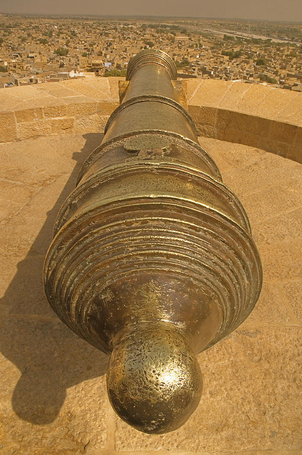 SKN 1267 Ancient Heavy Artillery Photograph by Sunil Kapadia