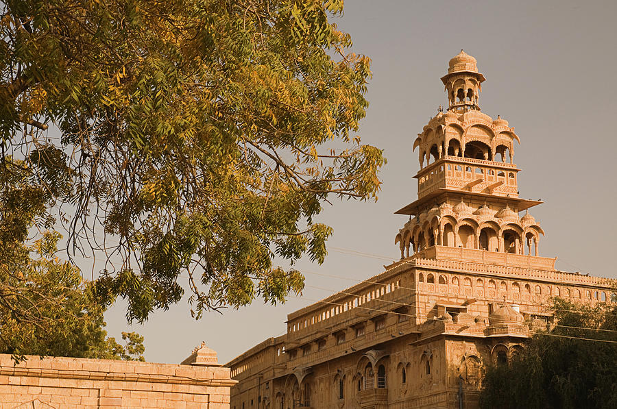 SKN 1325 Mandir Palace Tower Photograph by Sunil Kapadia
