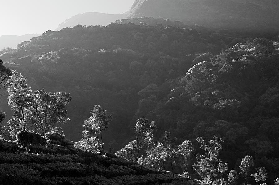 SKN 6706 Overlooking The Vicious Valley. B/W Photograph by Sunil Kapadia