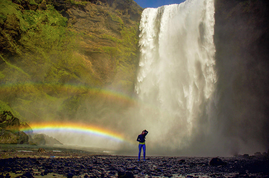 Skogafoss Rainbow Photograph by Conor Hayden - Fine Art America