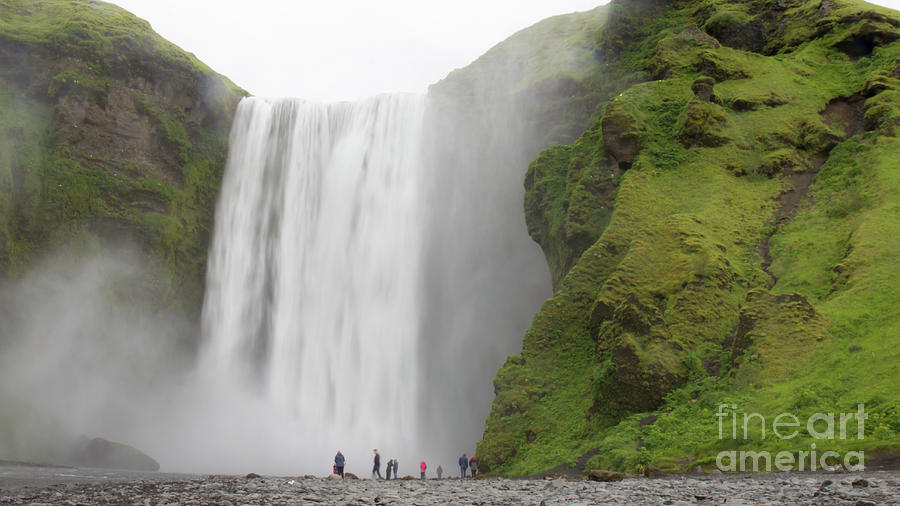 Skogafoss waterfall Photograph by Agnes Caruso