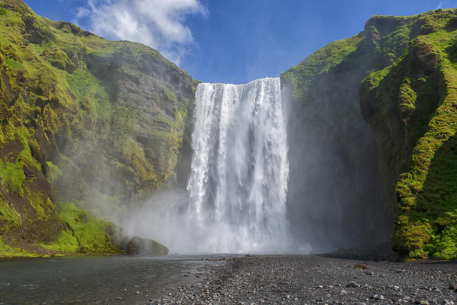 Skogafoss Waterfall, Iceland Photograph by Ivan Batinic