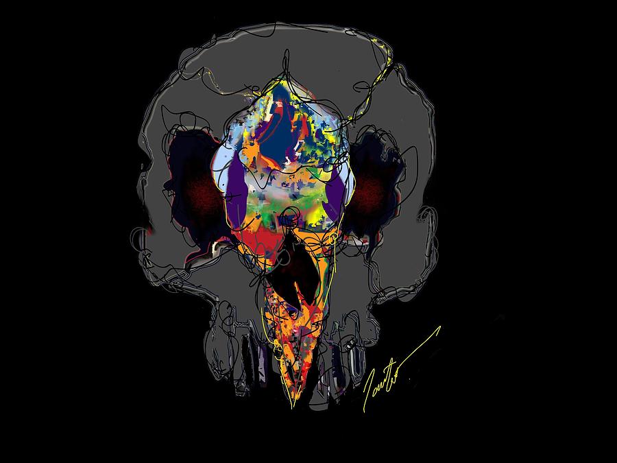 Skull and Canine Digital Art by Ianto Thomas Skull and Canine Digital Art by Ianto Thomas