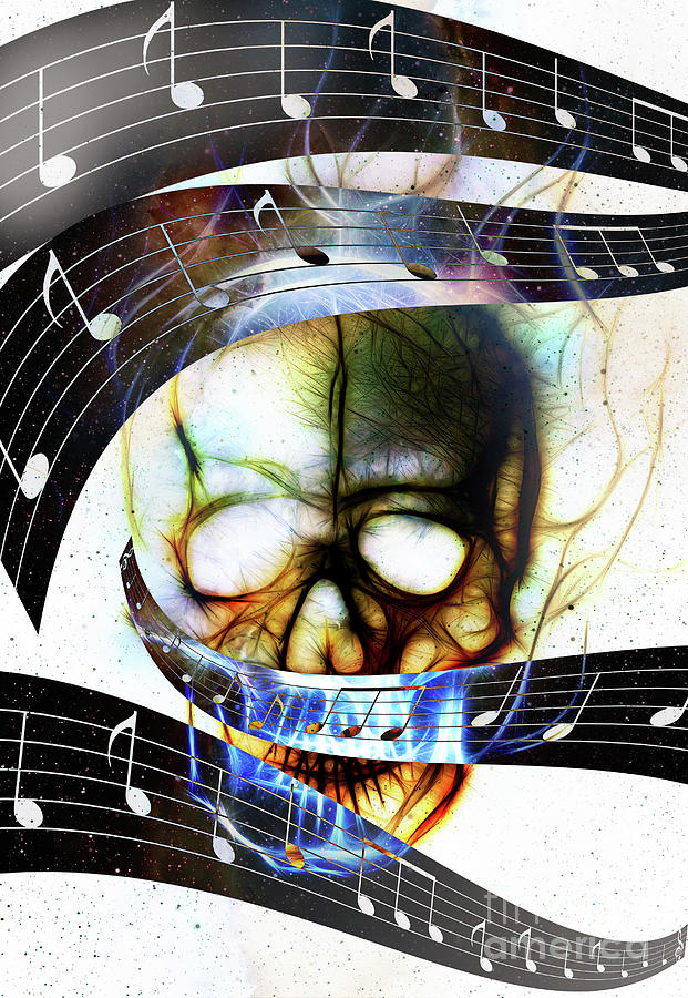 skulls music wallpaper
