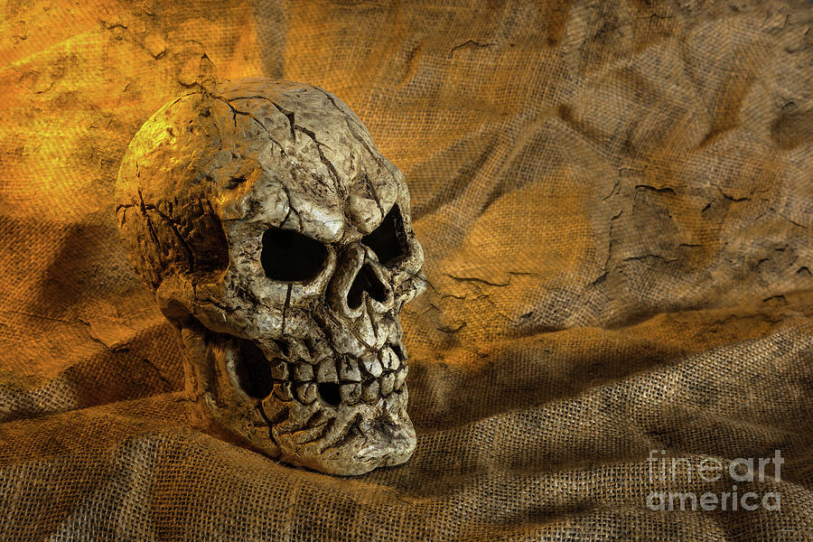 Skull And Sackcloth Photograph by Steve Purnell