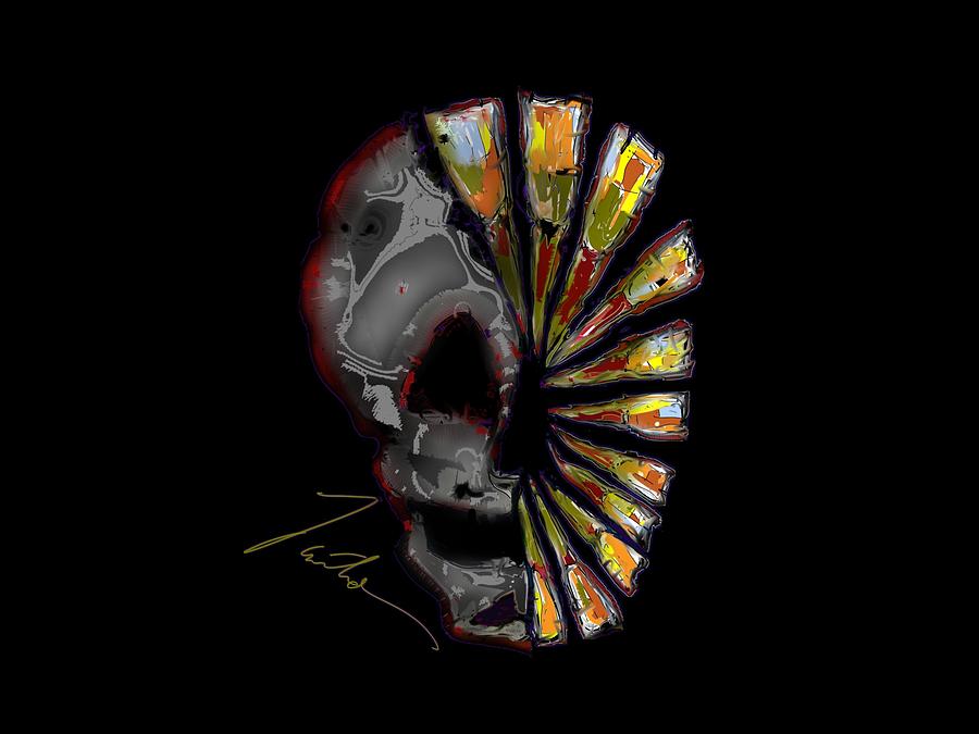 Skull and Teeth Digital Art by Ianto Thomas Skull and Teeth Digital Art by Ianto Thomas