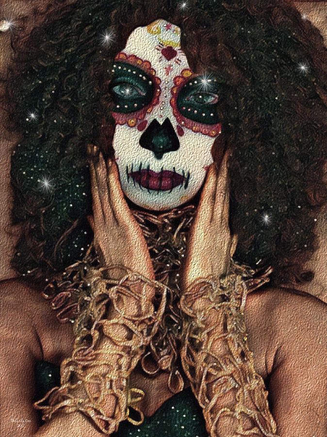 Skull Face 2 Digital Art by Artful Oasis