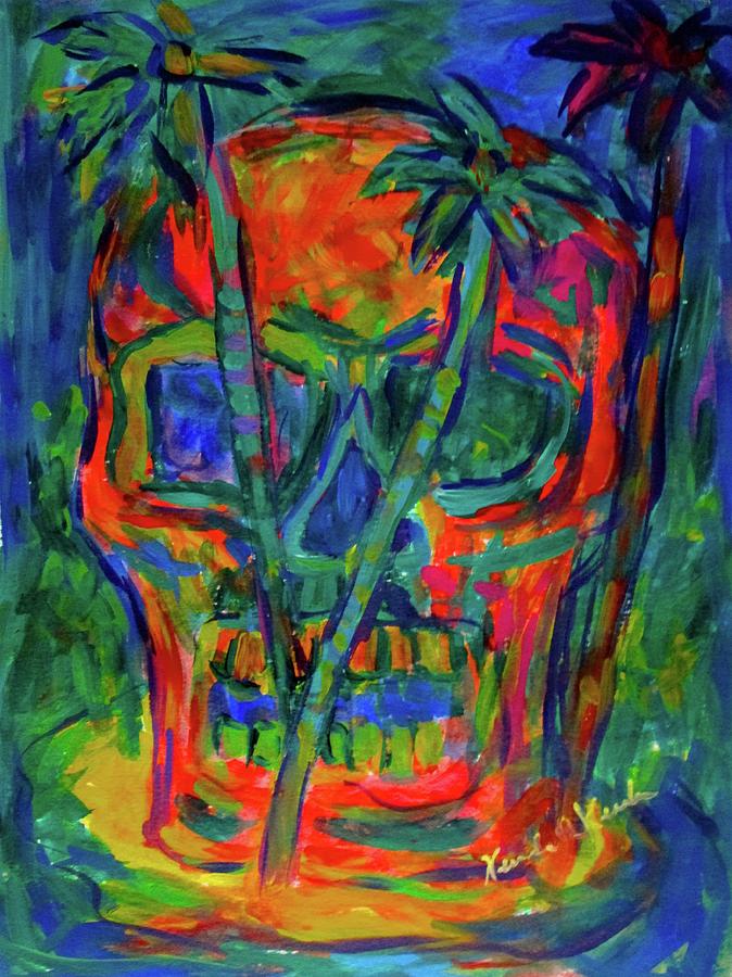 Skull Island Stage One Painting by Kendall Kessler Skull Island Stage One Painting by Kendall Kessler