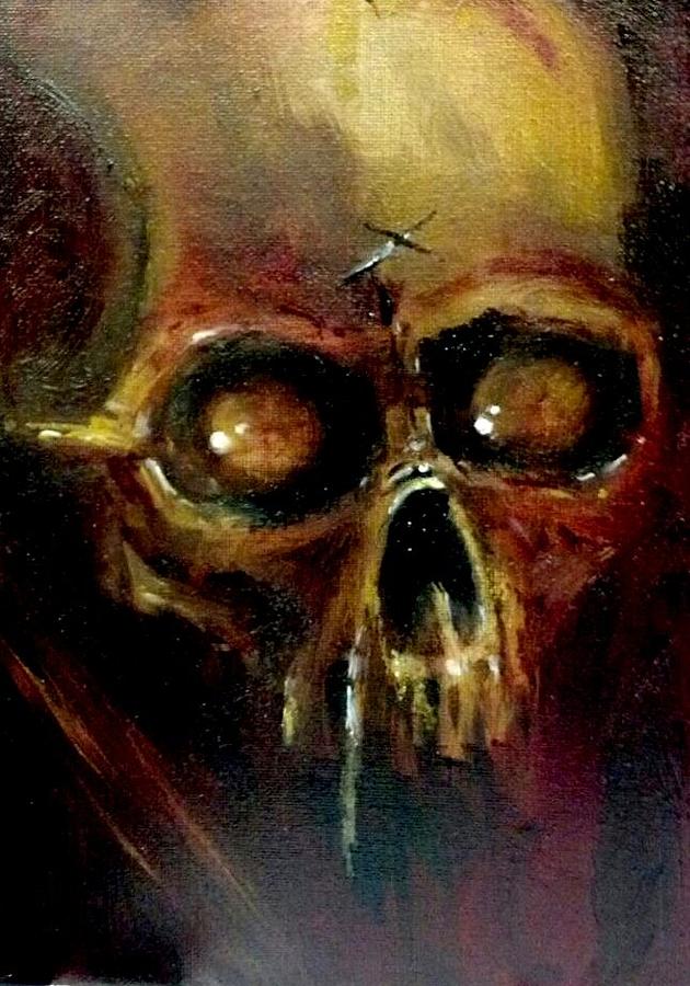 Skull Painting by Ryan Almighty