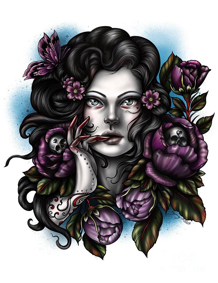 Skulls and Roses by Curiobella- Sweet Jenny Lee Skulls and Roses by Curiobella- Sweet Jenny Lee