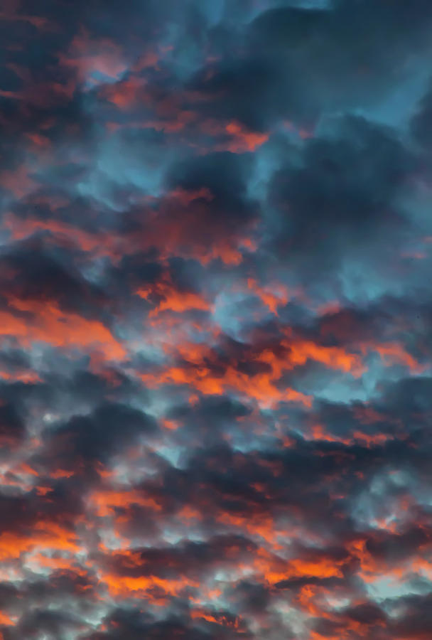 Sky and Clouds at Sunset Photograph by Robert Ullmann