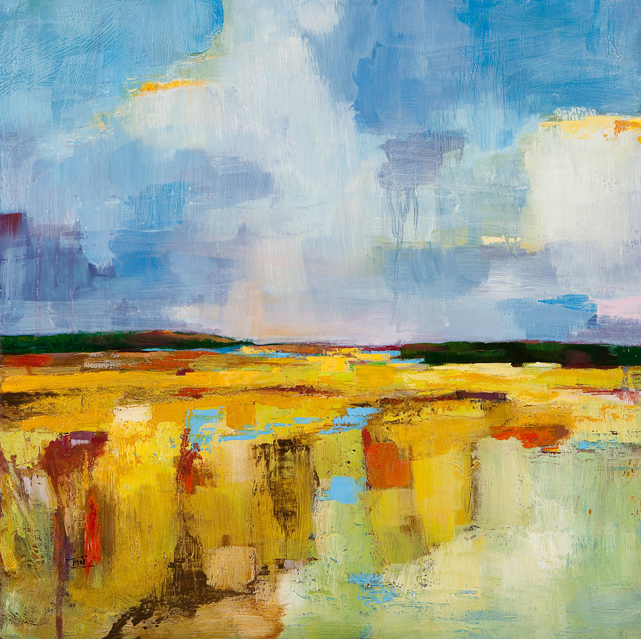Landscape Painting - Sky and Marsh by Michele Norris Landscape Painting - Sky and Marsh by Michele Norris