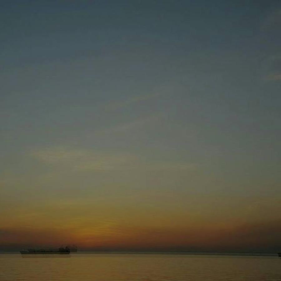 Sunset Photograph - Sky And Sea #sceneryshots by Emmanuel Varnas