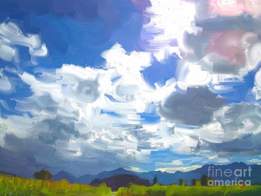 Sky Painting by Angie Braun