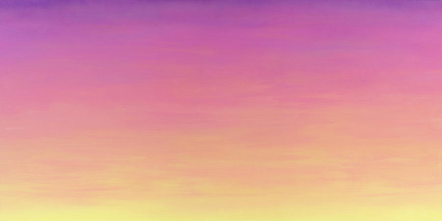 Sunset Painting - Sky at Sunset by James W Johnson